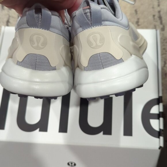 NWT Lululemon Blissfeel Trail Womens Running Shoe Silver Drop / Baked - Picture 13 of 15